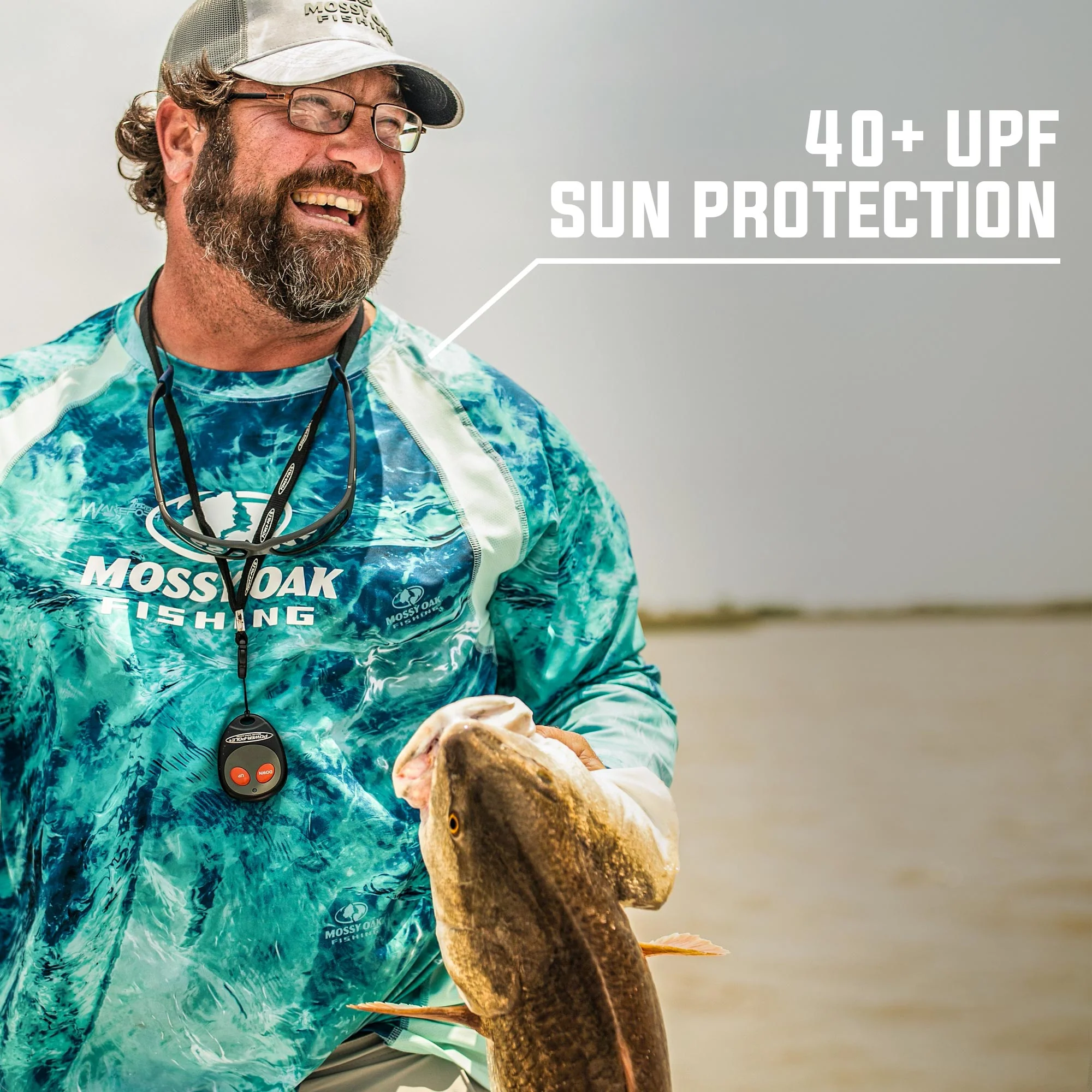 Mossy Oak Men's Long Sleeve Fishing Tech Shirt - Image 3