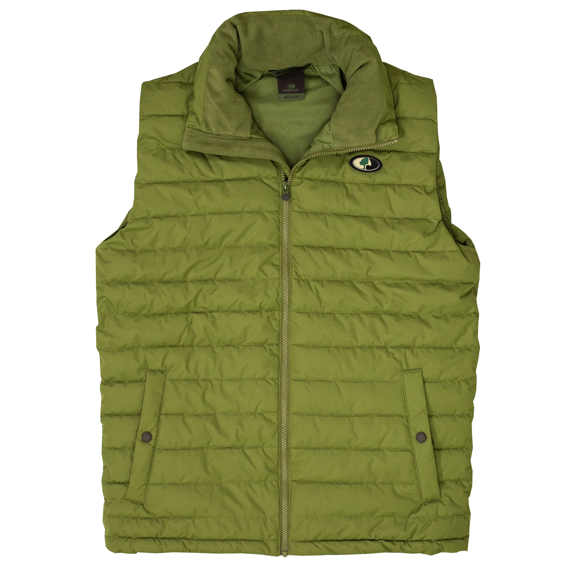 Men's Solid Puffer Vest - Image 8