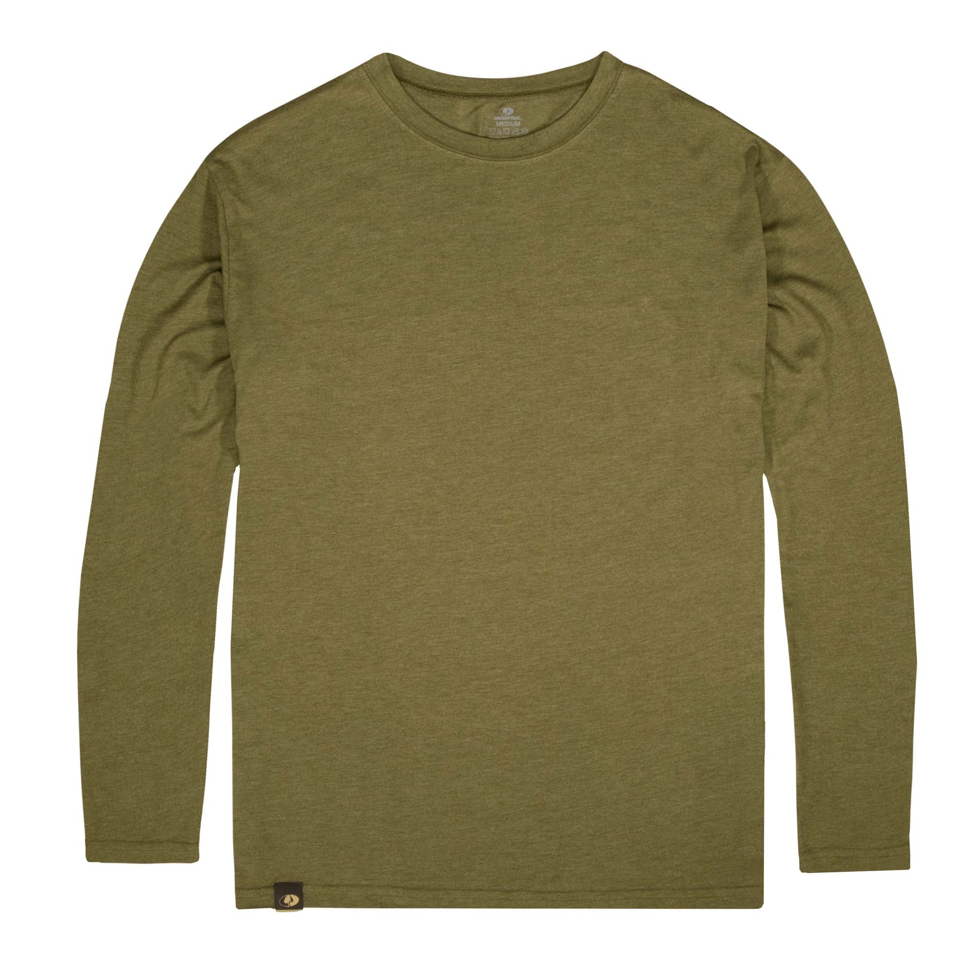 Mossy Oak Triblend Long Sleeve Tee - Image 3